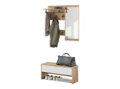 Guarda-roupa branco/artesanal 90x30.1x40 selena