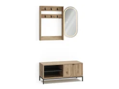 Guarda-roupa carvalho viking 100x40x45 eliza