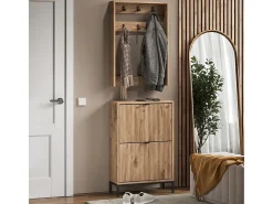 Guarda-roupa carvalho viking 60x24x92 eliza