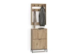 Guarda-roupa carvalho viking 60x24x92 eliza