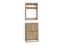 Guarda-roupa carvalho viking 60x24x92 eliza