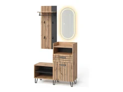 Guarda-roupa carvalho wotan 100x38x100 amber