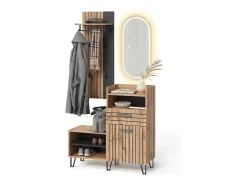Guarda-roupa carvalho wotan 100x38x100 amber