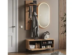 Guarda-roupa carvalho wotan 100x38x100 amber