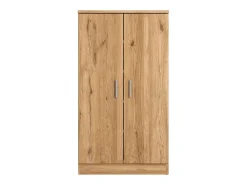 Guarda-roupa moderno de carvalho natural para corredor de sapatos Rhin