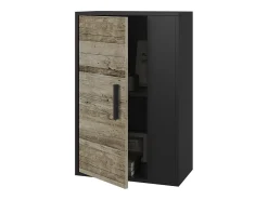 Hängeschrank carvalho preto/areia 50.1x28.3x78.4 berno