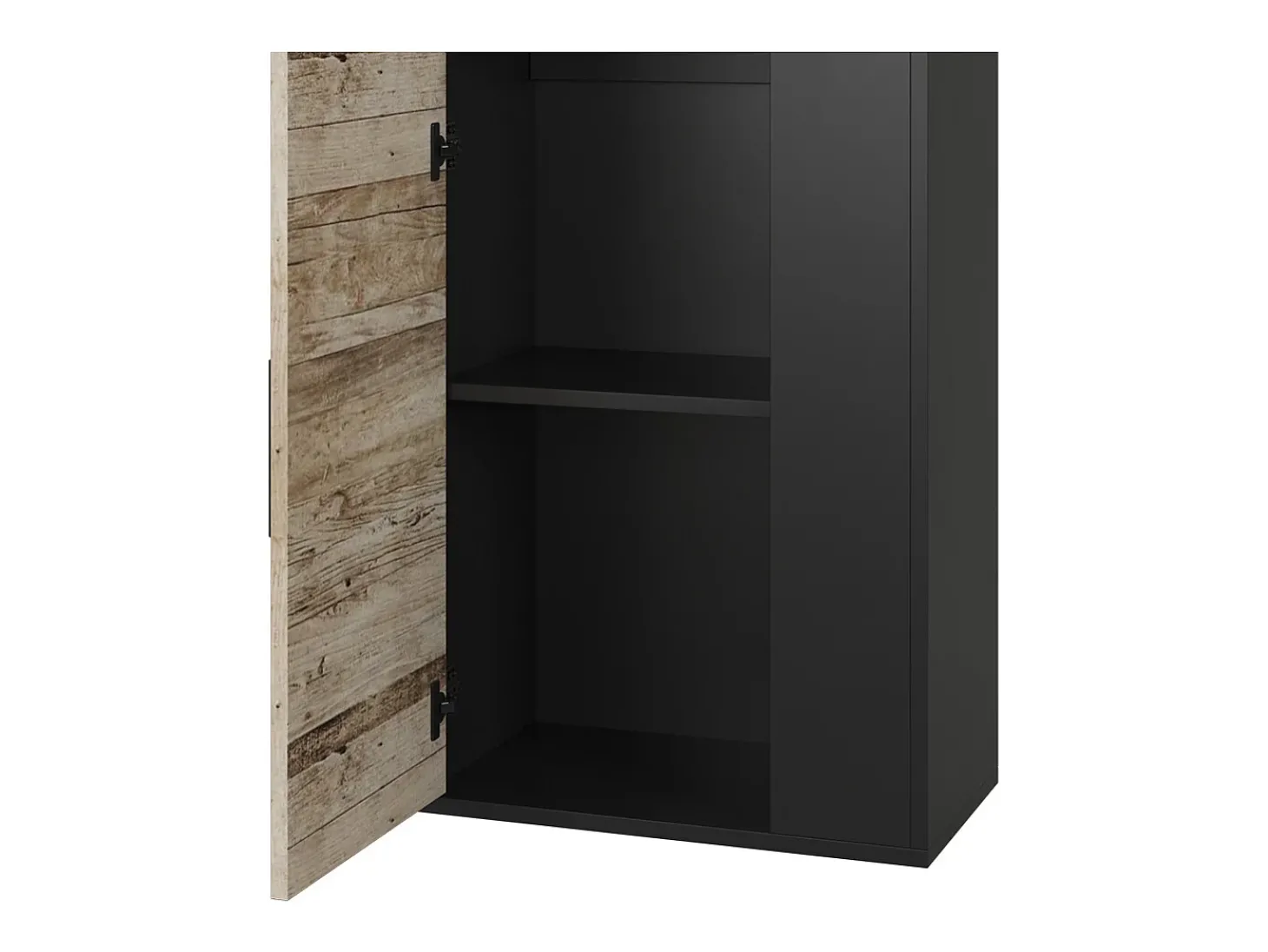 Hängeschrank carvalho preto/areia 50.1x28.3x78.4 berno