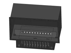 Invapo Inside 800 Lareira a Vapor de Embutir - Chama Multicolorida, Efeito 3D e Controle por Aplicativo, Tanque de 1,2L - Recarga Automática de 835cm