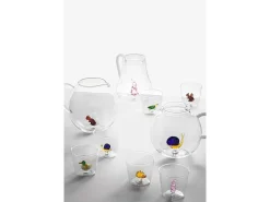 Jarra de vidro borossilicato, Coelho, rosa 1500 ml, Animal Farm