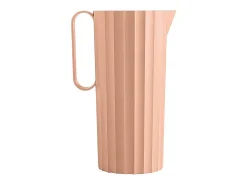 Jarro Hydria Rosa Areia 1,7 L - Coleção Paestum - Design Cônico - Resistente a Choques - Fabricado na Itália