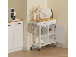 Küchenwagen branco 89x40x87 trayz