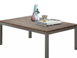 Kenya | Mesa de centro 110x70 cm em madeira de acácia castanha