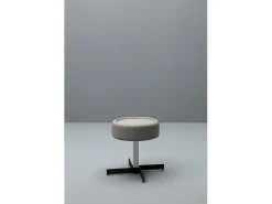 Kenzo - Mesa de centro (Ø.42 x Ø.42 x 40h) em MDF cinza
