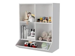 Kinderregal branco 65.5x31x82.5 conny