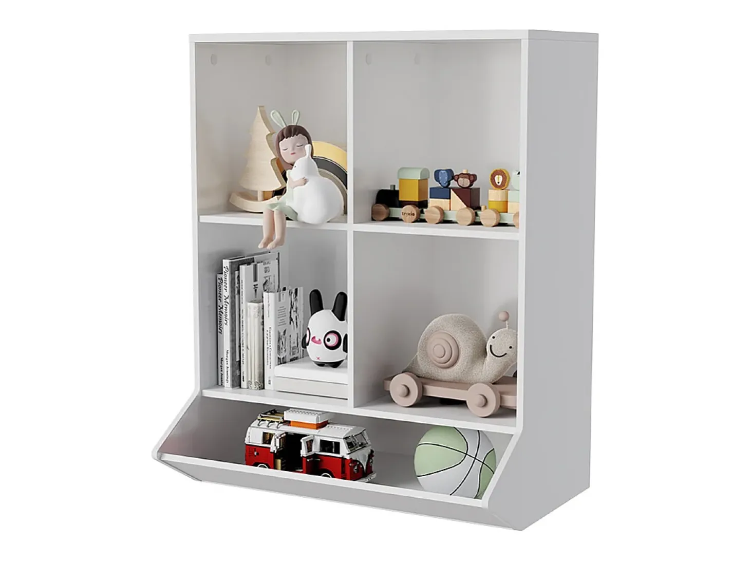 Kinderregal branco 65.5x31x82.5 conny