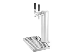 Kit de Coluna de Cerveja SucceBuy, Kit de Coluna de Cerveja com Duplo Robô, Distribuidor de Cerveja e Bebida de Aço Inoxidável, para Bar Restaurante
