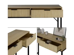 Konsolentisch carvalho 100x30x75 lennox