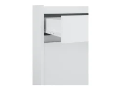 Kosmo | Sapateira com 2 Portas 1 Gaveta em MDF Branco