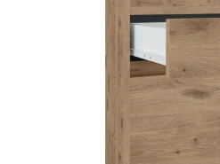 Kosmo | Sapateira com 2 Portas e 1 Gaveta em Carvalho
