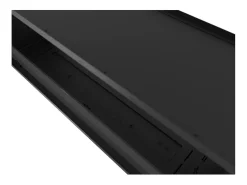 Lareira a Bioetanol 2 Lados 1200 Slim Embutida com Duas Frentes - Preto Fosco, com Vidro, Queimador de 4L, Design Moderno