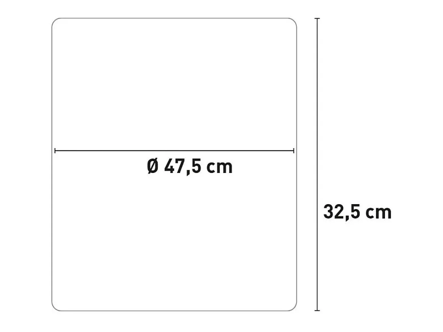 Lareira a bioetanol com braseiro de jardim redondo para interior e exterior RODI Branco d.47,5