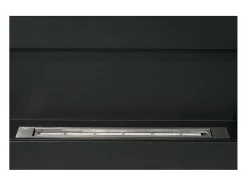 Lareira a bioetanol de parede Siena Preto L 90 x D 12 x H 40