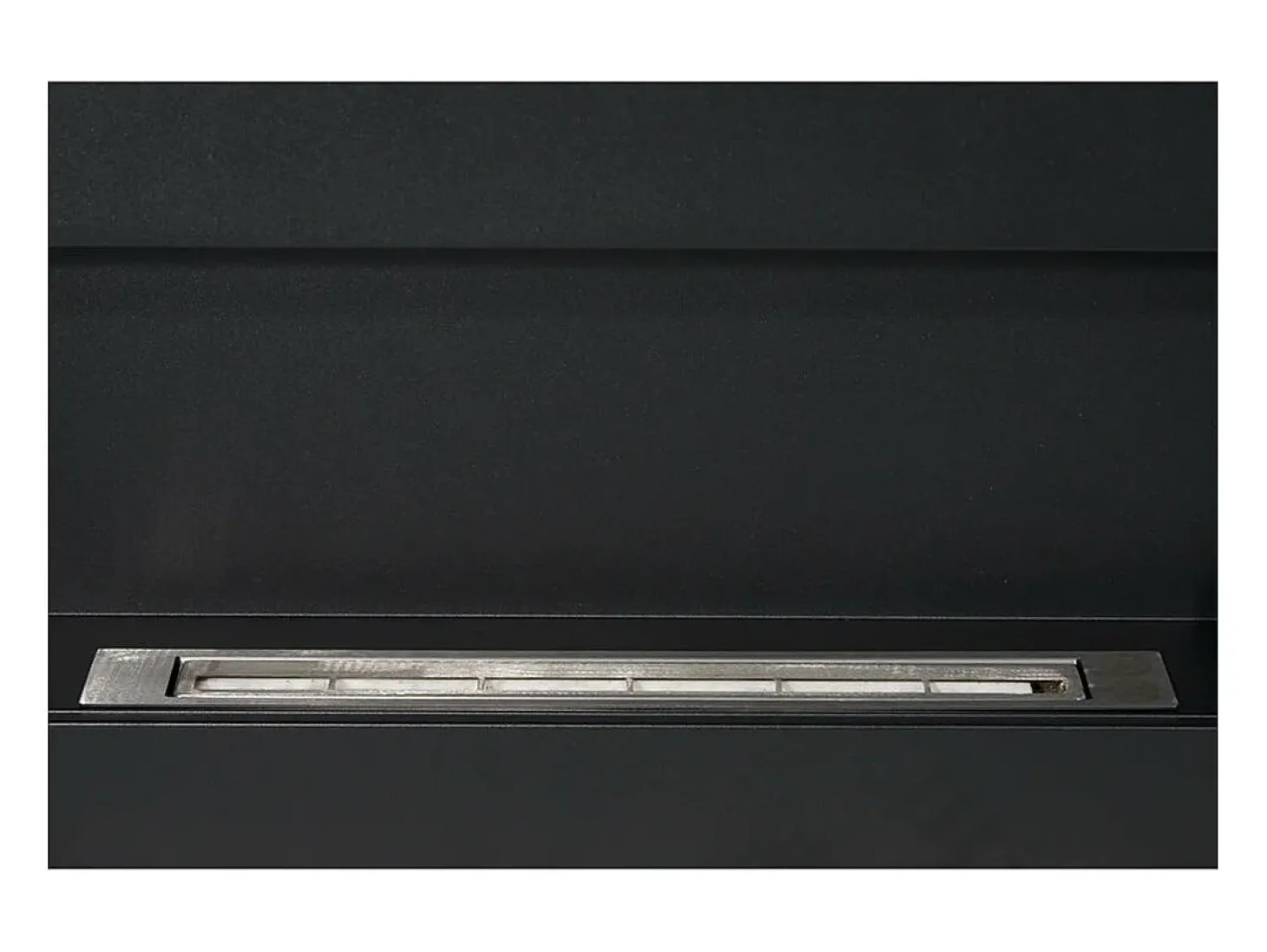 Lareira a bioetanol de parede Siena Preto L 90 x D 12 x H 40