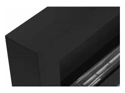 Lareira a bioetanol de parede Siena Preto L 90 x D 12 x H 40