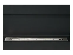 Lareira a bioetanol de parede Siena Preto L 90 x D 12 x H 40