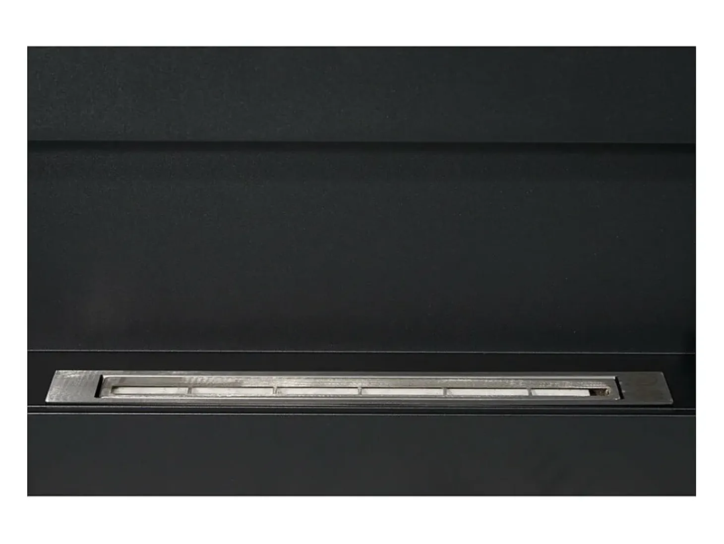 Lareira a bioetanol de parede Siena Preto L 90 x D 12 x H 40