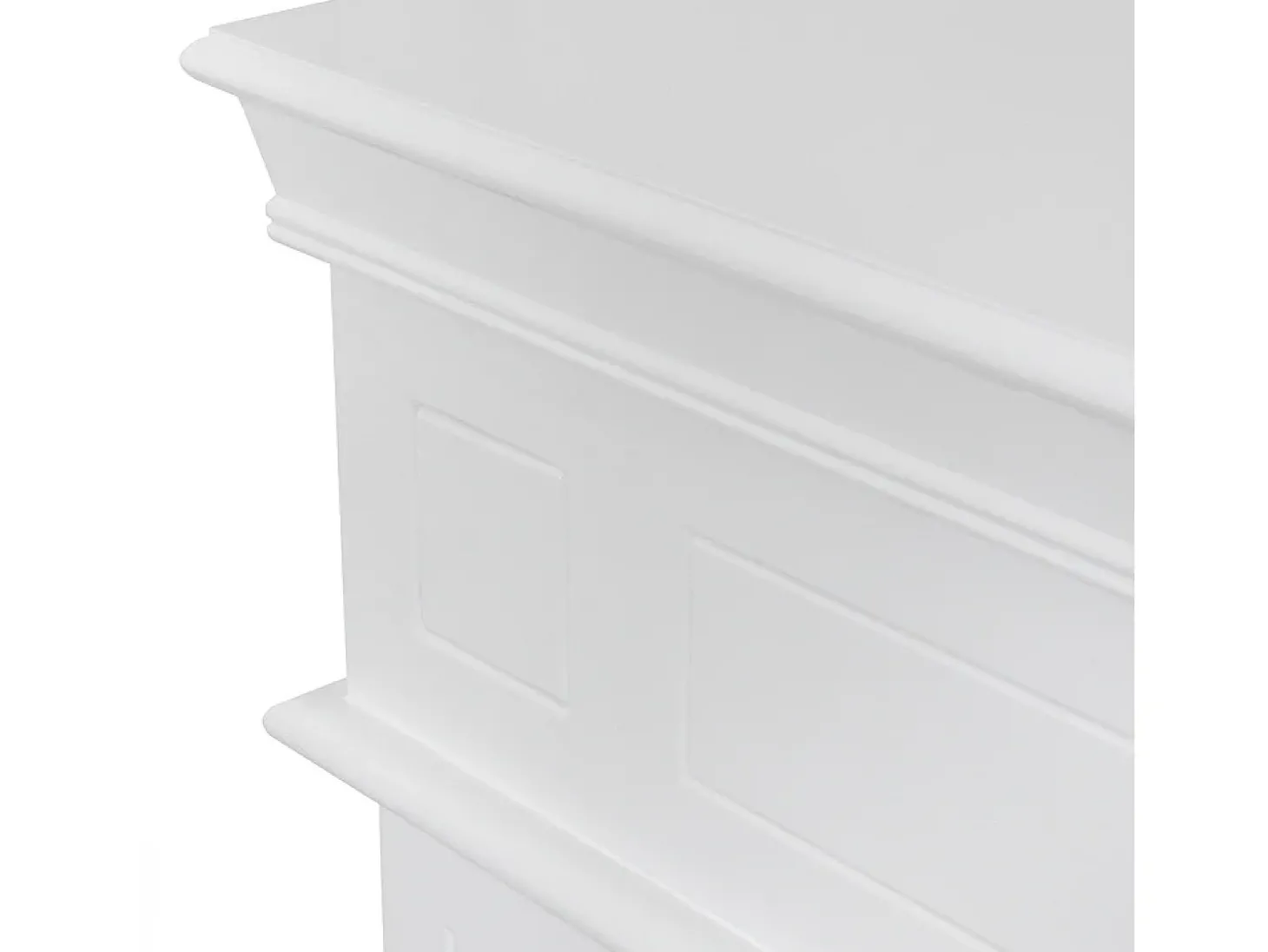 Lareira a bioetanol de piso Cambridge em madeira branca 110x37x102h