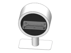 Lareira a bioetanol Incyclo Stand - Biolareira de piso com design redondo d.70cm