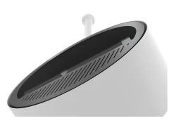 Lareira bioetanol de teto suspenso Incyclorcle Slim - Biolareira de design redondo d.70cm Branco