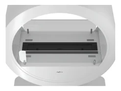 Lareira de bancada Incyrcle Stand 2 lados a bioetanol - Biolareira de design redondo com fachada dupla d.70cm branca