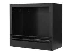 Lareira de canto a bioetanol piso de canto biolareira FORD Marrom L110 x D63 x H102