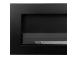 Lareira de parede a bioetanol bio lareira 120x40 SIENA 120 Preto