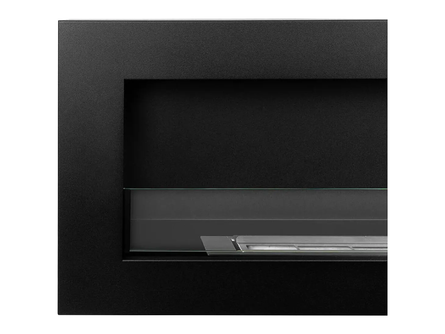 Lareira de parede a bioetanol bio lareira 120x40 SIENA 120 Preto