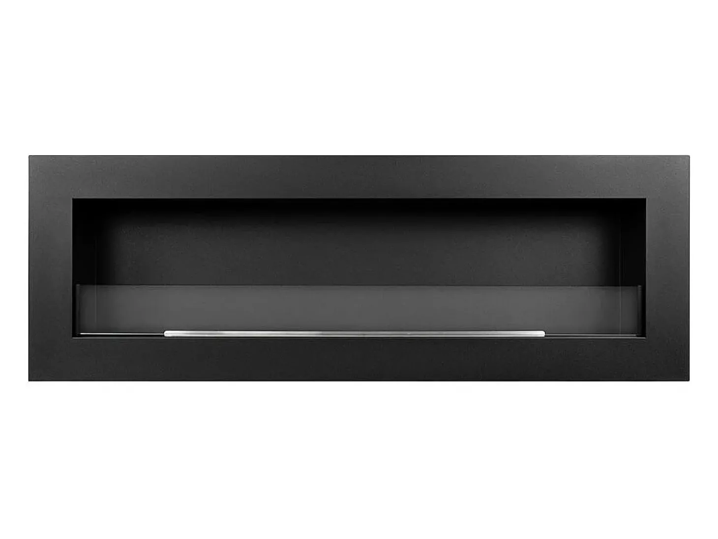 Lareira de parede a bioetanol bio lareira 120x40 SIENA 120 Preto