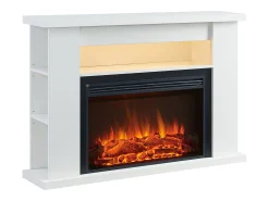 Lareira elétrica BALDERIA Ruby - Lareira com aquecimento 2000 W - Branco