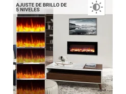 Lareira elétrica BALDERIA Fiamma 48 - Lareira embutida - Preto