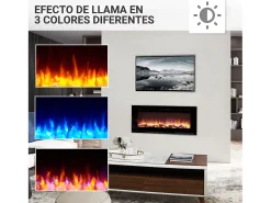Lareira elétrica BALDERIA Fiamma 48 - Lareira embutida - Preto