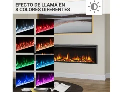Lareira elétrica BALDERIA Atalanta 72 - Lareira embutida - Preto