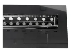 Lareira elétrica com queimador de inserção embutido APP vapor de água 3D 75 PRO-LINE