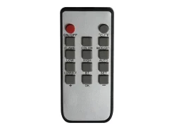 Lareira elétrica de parede DALLAS L127 x D 11 x H50
