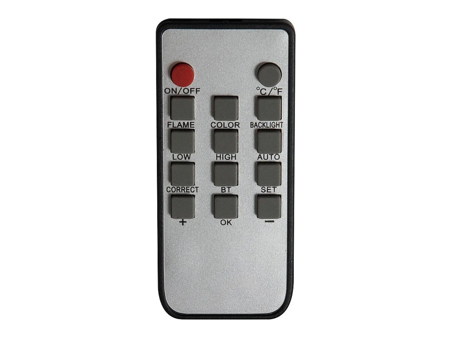 Lareira elétrica de parede DALLAS L127 x D 11 x H50