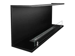 Lareira embutida a bioetanol Biolareira tripla com 3 lados abertos 120x50 TREVI 120