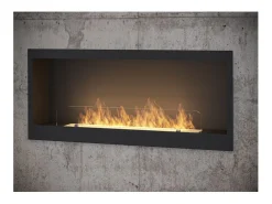 Lareira embutida a bioetanol INSIDE 1200 Infire com vidro