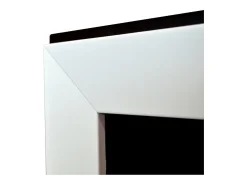 Lareira embutida a bioetanol Frame 1200 SimpleFire com vidro preto