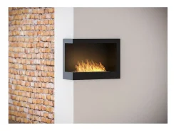 Lareira embutida a bioetanol Corner 600 Left SimpleFire com vidro