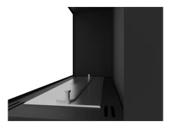 Lareira embutida a bioetanol Corner 600 Right SimpleFire com vidro